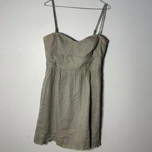 EUC Womens Juniors J Crew Strappy Dress 10 Beige